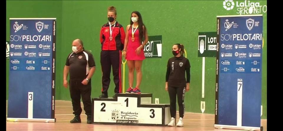 NAVARRA SUBCAMPEONA DE 30M PALETA GOMA FEMENINA SUB 22
